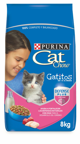 Comida Gato X6 Cat Chow Gatitos 8 Kg