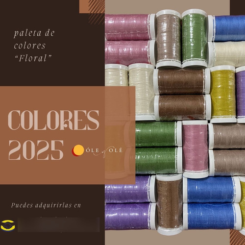 Hilo Gütermann Maralón ¡colores 2025! Paleta De Colores Floral