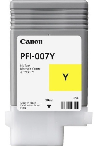 Set De 3 Tintas Canon Pfi-007 Cyan, Magenta Y Amarillo