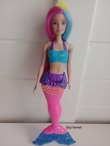 Duo De Barbies Sirenas Dreamtopia Y Crayola (Usado)