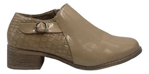 Zapato Beige Charol Mujer A196-s33