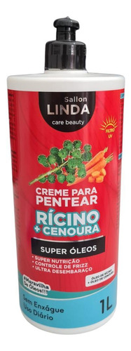 Creme Pentear Rícino+cenoura Super Óleos Controle Frizz 1l