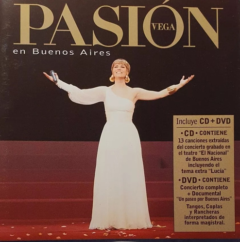 Cd+dvd  Vega Pasion - En Buenos Aires  Nuevo/sellado