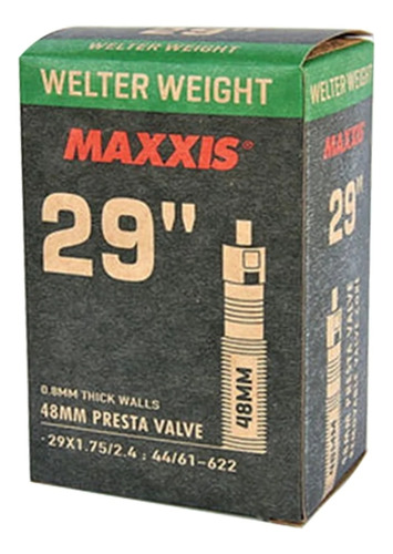 Camara Maxxis Aro 29x 1.75 V Francesa 48mm