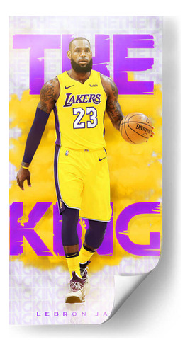 Poster - The King Of La Lebron James 40x20