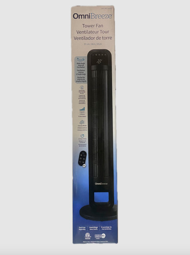 Combo 2 Ventiladores Omnibreeze 40 Pul Torre 4 Vel Control