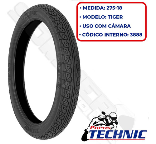 Kit Par Pneu Dafra Speed 150 275-18 + 90-90-18 C/ C Technic