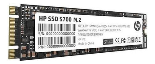  Unidad En Estado Solido Hp S700 500gb M.2 2280