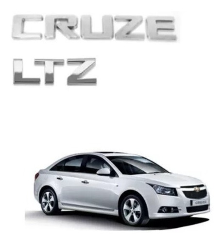 Kit Emblemas Cruze + Ltz Gm Chevrolet 2012/... +brinde
