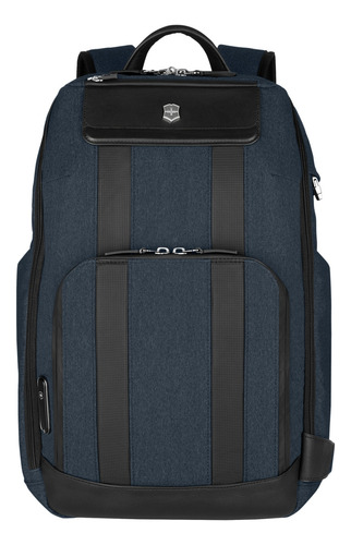 Victorinox Architecture Urban2 Deluxe Backpack, Gris Color Azul Oscuro Diseño De La Tela Liso