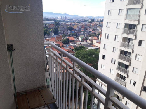 Imagem 8 de 19 de Oportunidade! Apto Com 2 Dormitórios E 1 Suíte, 63 M² Por R$ 320.000 - Ponte Grande - Guarulhos/sp - Ap0481