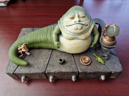 Star Wars Jabba The Hutt Trono 3d Printed 3.75 Pulgadas (Usado)
