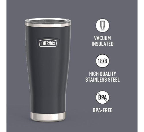 Icon Series By Thermos Vaso Acero Inoxidable 710ml Granito Granite