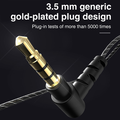 Audífonos Qkz Sk7 Con Cable De 3.5mm Y Superbajos