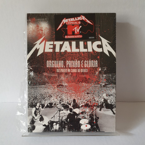Dvd - Box Metallica Orgulho, Paixão E Glória 02 Dvds + 2cds