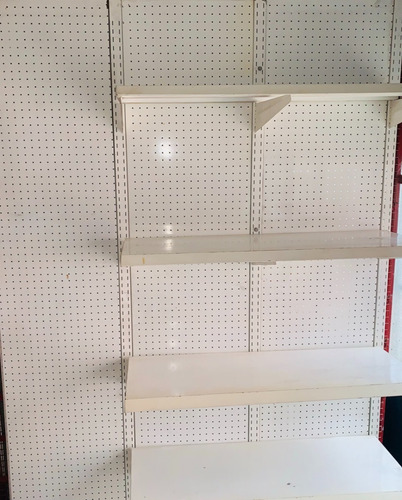 Estanteria Pared Laminas Perforadas Exhibidor Tienda Bodegon (Usado)