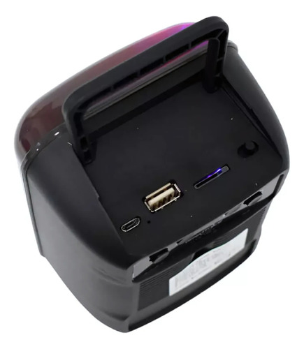 Parlante Bluetooth Con Panel Led Rgb Recargable Gts-1867