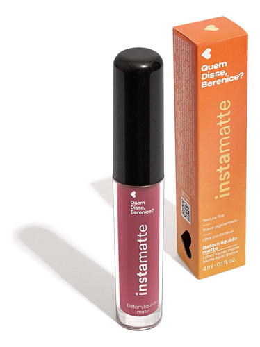 Quem Disse, Berenice? Batom Líquido Instamatte Marsalili 4ml