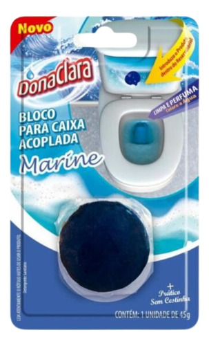 Tablete Bloco Sanitário P/ Caixa Acoplada Dona Clara Marine