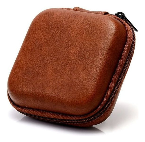 Bolsa De Armazenamento De Cabo De Dados Usb Leather Fone Hea