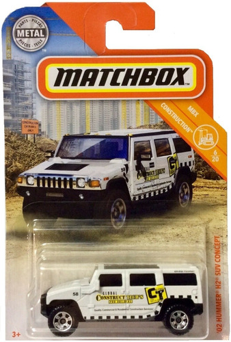 Matchbox Hummer H2 Suv Concept 2002 #6 Hermosa! Y Limitada!
