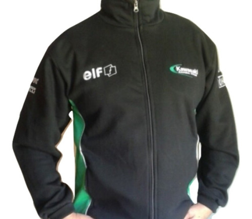 Campera Moto Kawasaki Racing Elf Motocross Enduro Riderpro