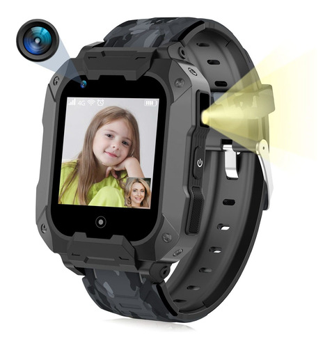 Reloj Inteligente 4g Para Niño Rastreador Gps Llamada Tactil