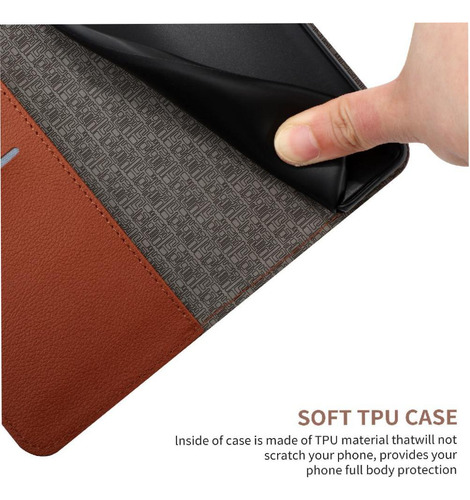 //funda Abatible Para Oppo A5 Pro 5g Cartera Pu Cuero En Para