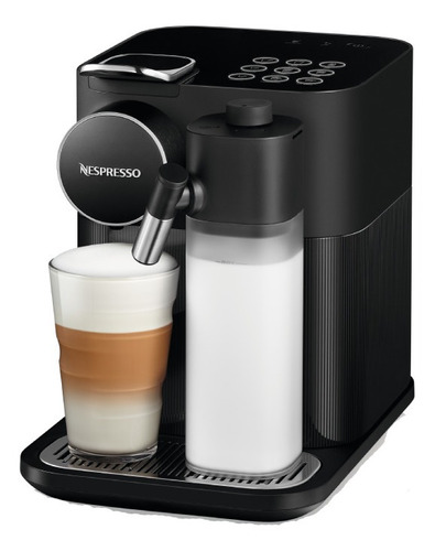 Cafetera Nespresso Gran Lattissima automática black para cápsulas monodosis 220V - 240V