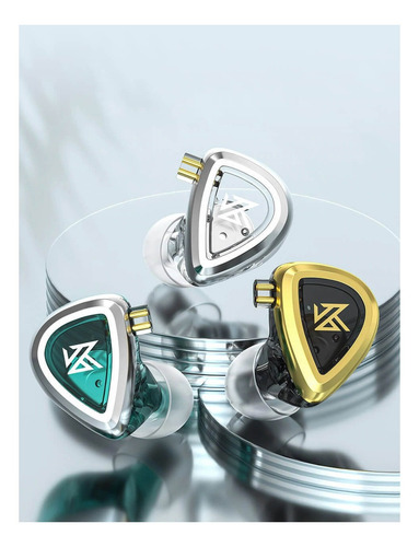 3 Pares De In Ear Kz Eda Monitor Deep Bass Balanceado Y Hifi