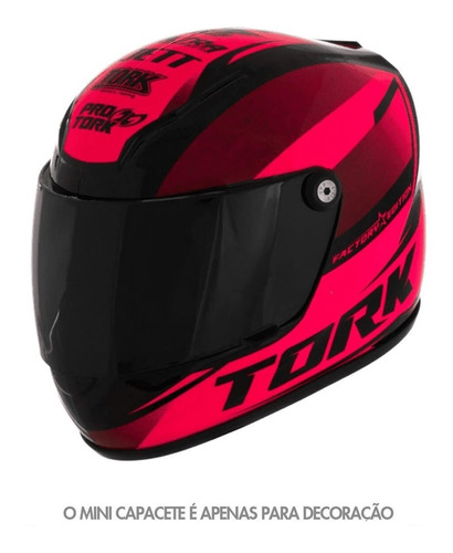 Capacete Decorativo Mini Factory Edition Neon Rosa Pro Tork