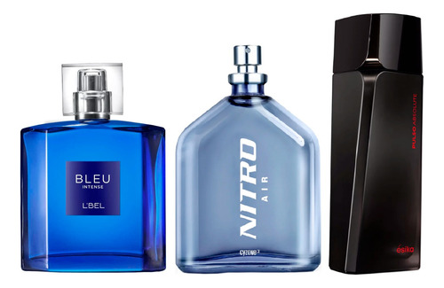 Bleu Intense, Nitro Air Y Pulso - mL a $617