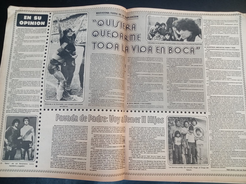 Revista Estadio 9 Año 1981 Maradona Boca E (Usado)