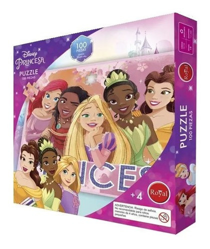 Puzzle 100 Piezas Princesas Disney. Gran Canal 