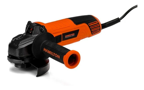Imagen 1 de 8 de Amoladora 115mm Angular 900w 12000rpm Profesional Hamilton