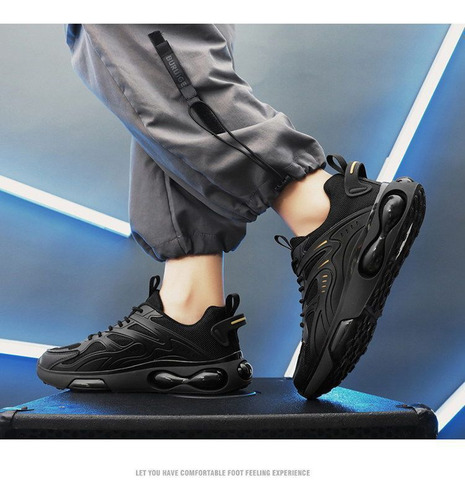 Zapatillas Tenis Para Hombre De Deporte De Malla Incrementar