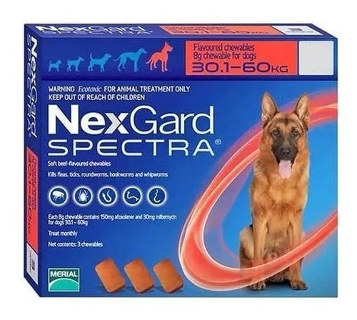 Nexgard Spectra Perros 30 A 60 Kg