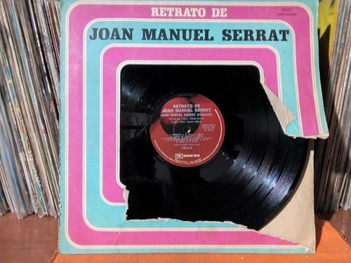 Joan Manuel Serrat - Retrato De J.m.serrat. Lp  1972 Vg+ 