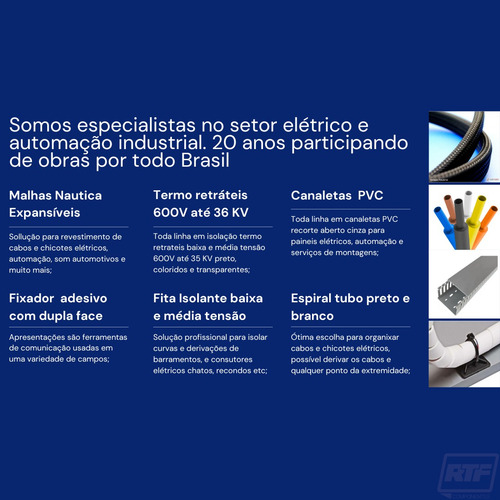 Termo Retrátil Preto 12mm X 10 Metros, Achatado Mede 21mm.
