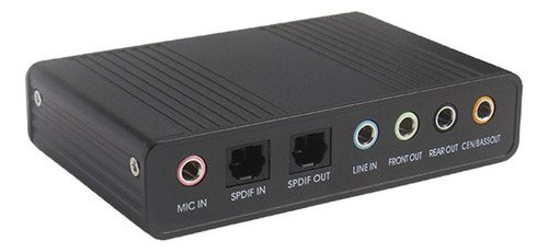 Tarjeta De Sonido Usb Aleación De Aluminio Con Spdif Audio