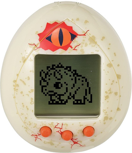 Tamagotchi Jurassic World Huevo De Dinosaurio Blanco Bandai