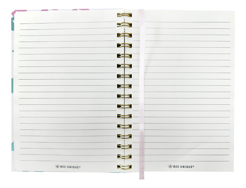 Caderno A5 Cotton Candy Capa Dura 120 Folhas 80gm Bee Unique Cor Branco