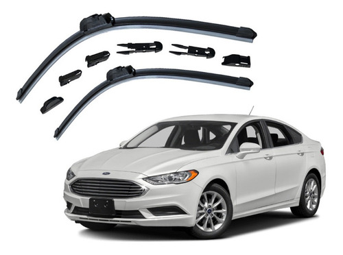 2 Plumas Limpiaparabrisas Reluvsa Ford Fusion 2013-2018