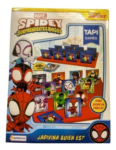 Juego de mesa Adivina Quien Es Quien Marvel Avengers Spidey