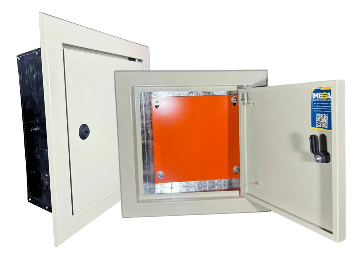 Caixa Montagem Embutir 300x300x120 Painel Elétrico Quadro Cor CINZA RAL 7032 - WEG