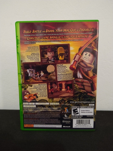 Lego Indiana Jones Xbox 360 Original. Envio Rápido!!!