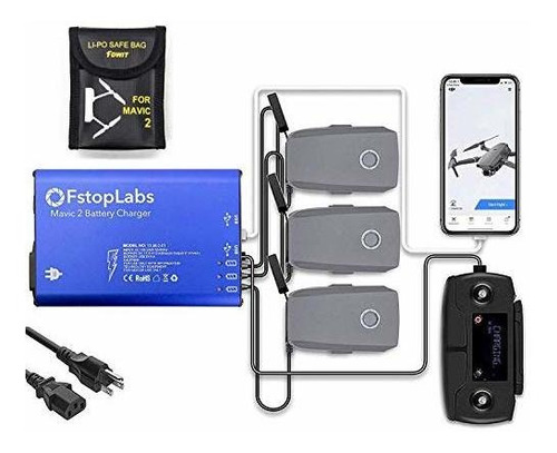 Fstop Labs Mavic 2 Accesorios De Cargador De Batería Para D