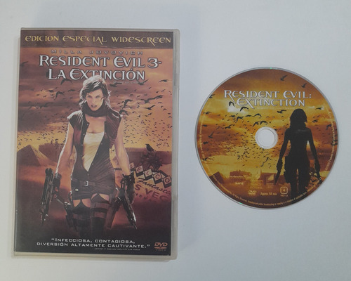 Dvd Original Resident Evil 3 La Extinción Milla Jovovich