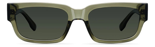 Lentes De Sol Meller - Thabo Stone Olive Color de la lente Verde oscuro Color de la varilla Gris oscuro Color del armazón Gris oscuro