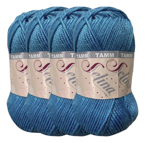 Estambre Tamm Selina 200 Gramos Color Azul